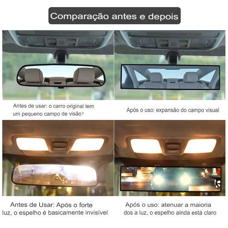 Retrovisor panoramico anti glare