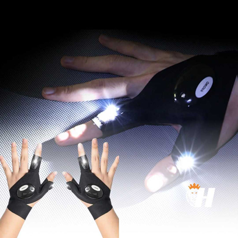 Luvas LED Half Finger